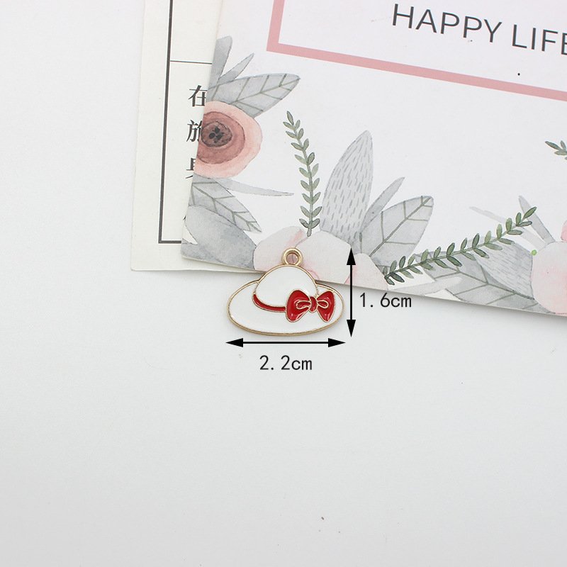 DIY Jewelry Accessories Classification 10 PCS/Package Alloy Rhinestones Pearl Heart Shape Flower Bow Knot Polished Pendant