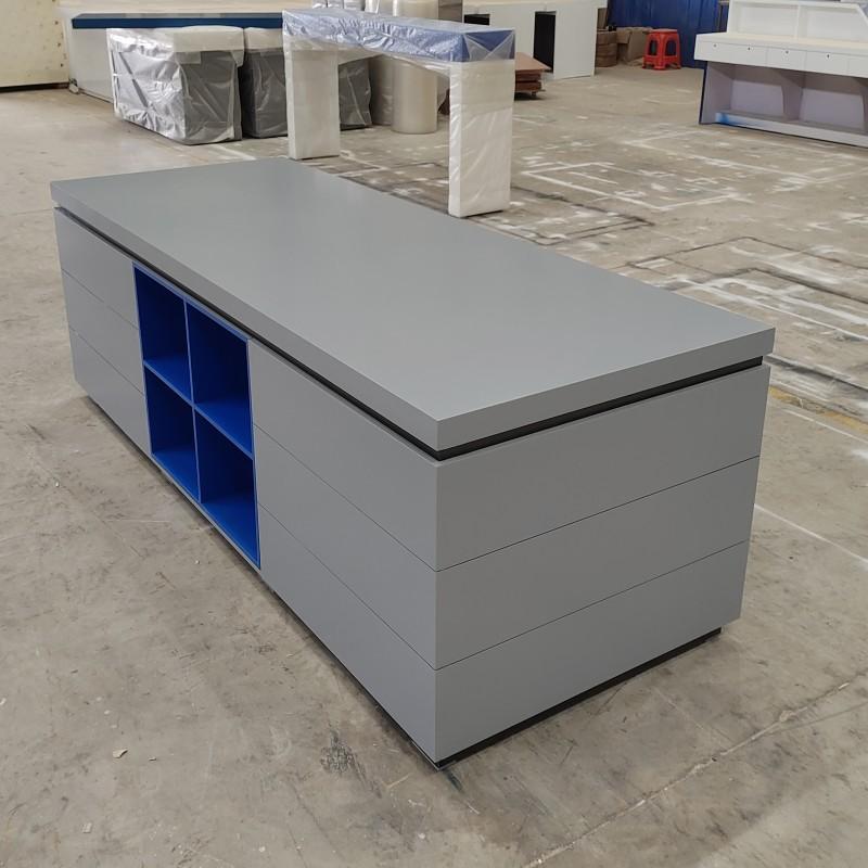 中岛台展示桌服装店流水台多功能中岛公司产品展示门窗样品展示柜