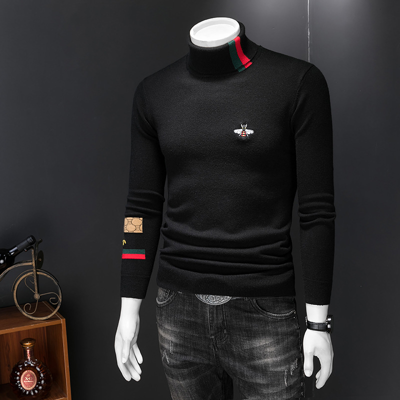 Herren Rollkragenpullover Aus Wolle Für Herbst Und Winter_voghion.com