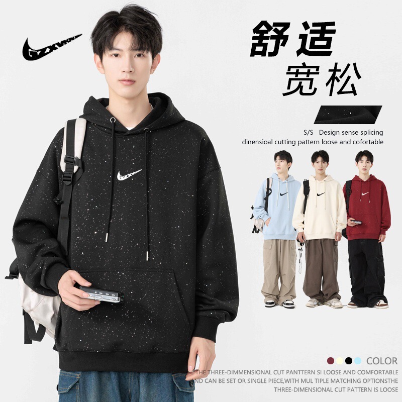 Gyssophila hooded vests men's autumn and winter new Korean fashion brand 300g casual shoulder loose jacket men's clothing Gyssophila hooded vests men's autumn and winter new Korean fashion brand 300g casual shoulder loose jacket men's clothing