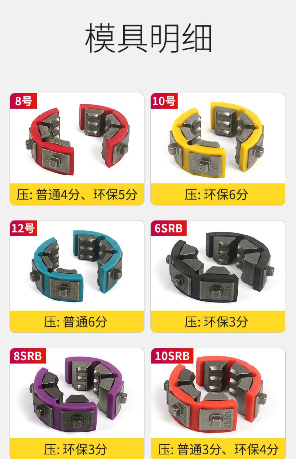 Portable Manual Hydraulic Hose Crimping Tool for Car Air Conditioning, Truck Hose Locking Crimper, Repair Tool