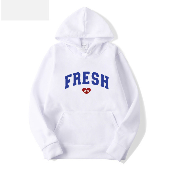 Autumn and Winter Thrasher Cross-Border Printed Fleece Sweatshirt for Men and Women, Couple's Hooded Trendy Brand Casual Fashion Loose Fit