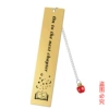 SQD010 bookmark single -sided bright gold