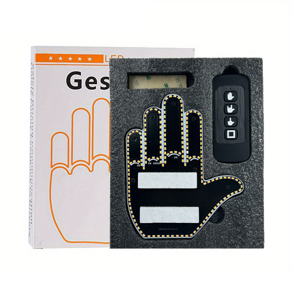 Venta directa de fábrica coche finge gesto luz coche luz interactiva palma luz gesto luz 4 control remoto clave