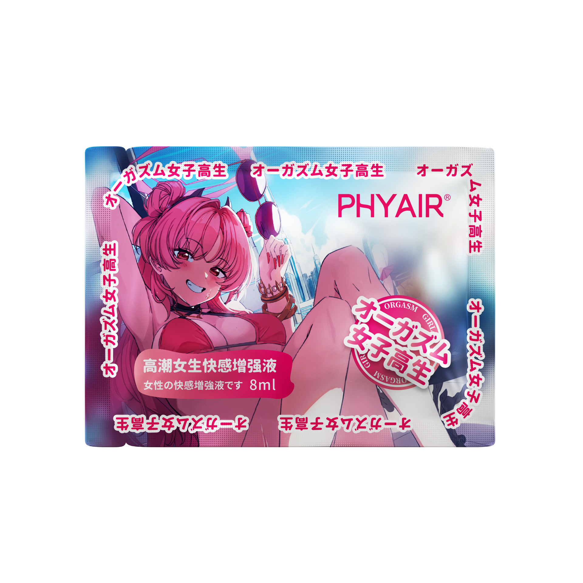 Phyair Orgasm Girls Sex Enhancer Liquido 8ml bolsa portátil femenino gel adulto artículos sexuales al por mayor
