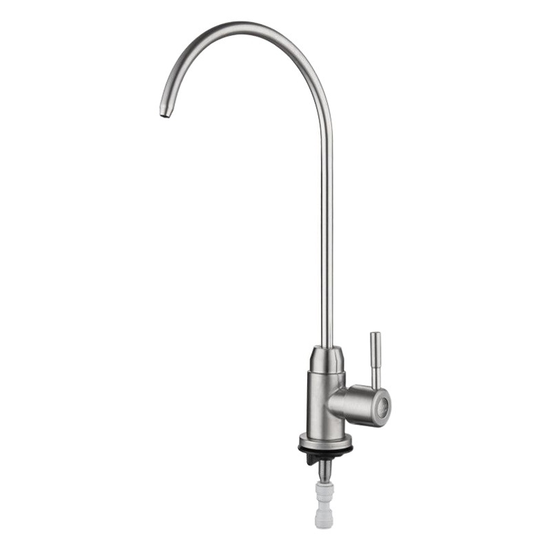 Directo de fábrica purificador de agua grifo de la cocina del hogar gooseneck grifo de limpieza de agua potable directa cuenca de lavado vegetal sola fría