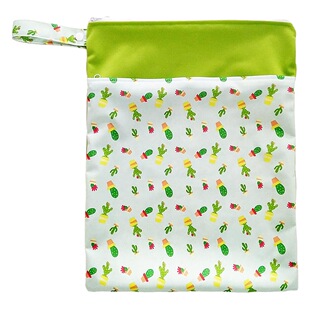 Goodbum30 * 40cm double zipper double waterproof bag baby diaper storage bag wet and dry bag double opening