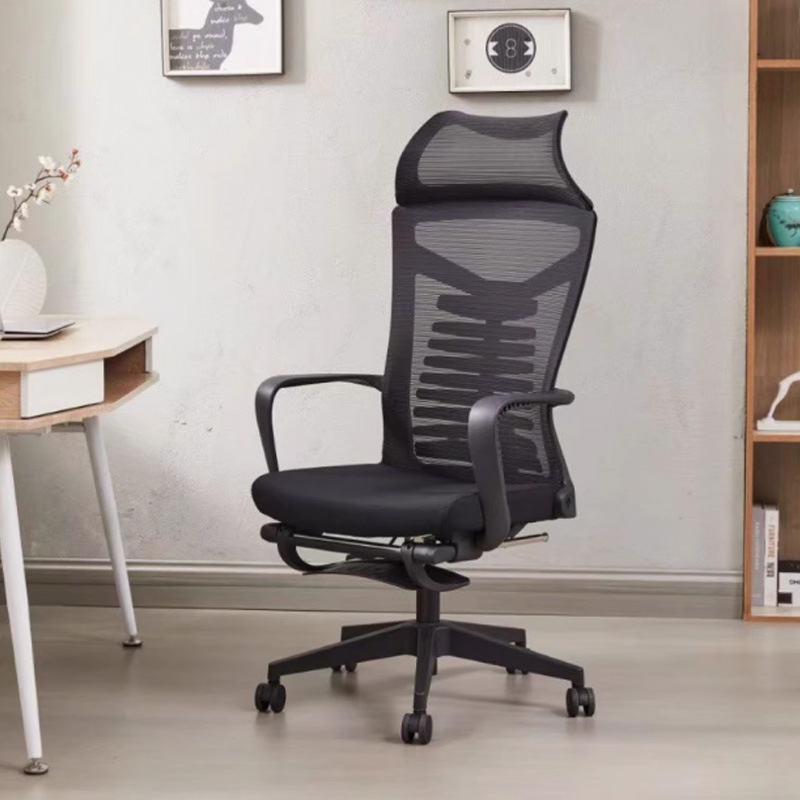 사무실 안락의자, 인체공학적 의자, 튼튼하고 두꺼운 낮잠 의자, 앉고 누울 수 있는 통기성 사무실 의자, 오랫동안 앉아 있는 낮잠