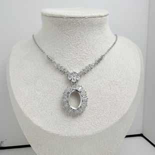 �S925�yɫ�M荴��朿���10*14mm���浰��DIY�Ƕ Īɣ荲ʌ�ʯ