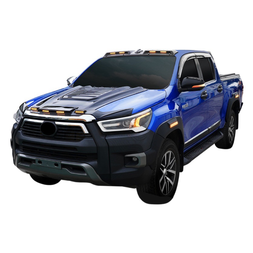 Aplicable Hilux Revo Vigo Window Visors Ventana Ventana Lluvia Ceja Bloquear Lluvia