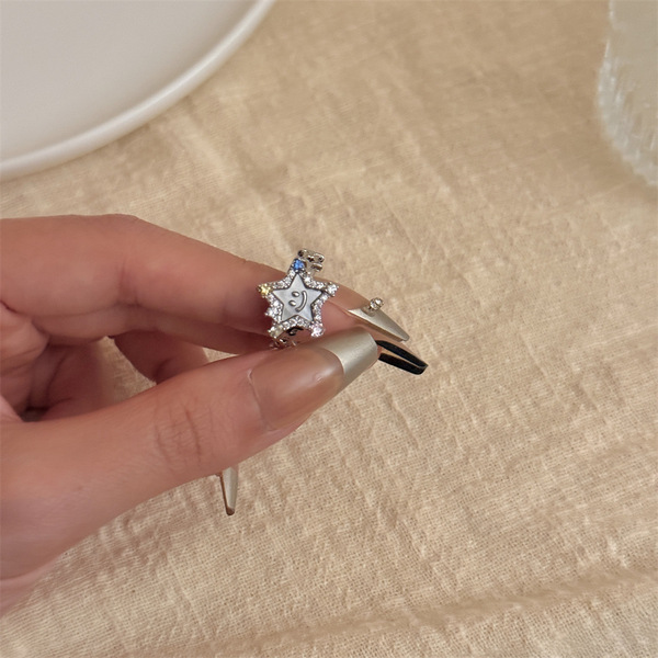 Retro small design brand fashionable trend ring hip-hop style