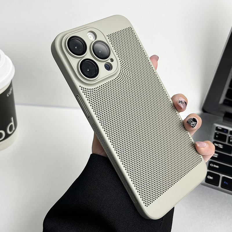 iPhone17promax対応 放熱性抜群の精密穴あきスマホケース Apple 16/15 耐衝撃 14 保護カバー 人気トレンド|undefined