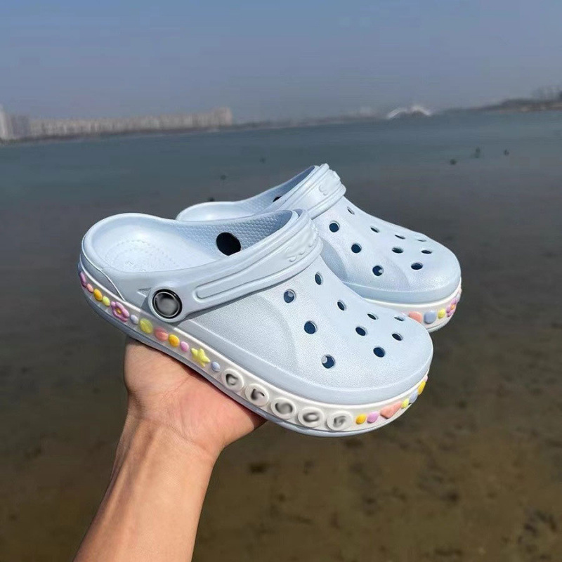 Little Baya Croc-Style Clogs, Unisex Children's Closed-Toe Slippers, Parent-Child Beach Shoes
