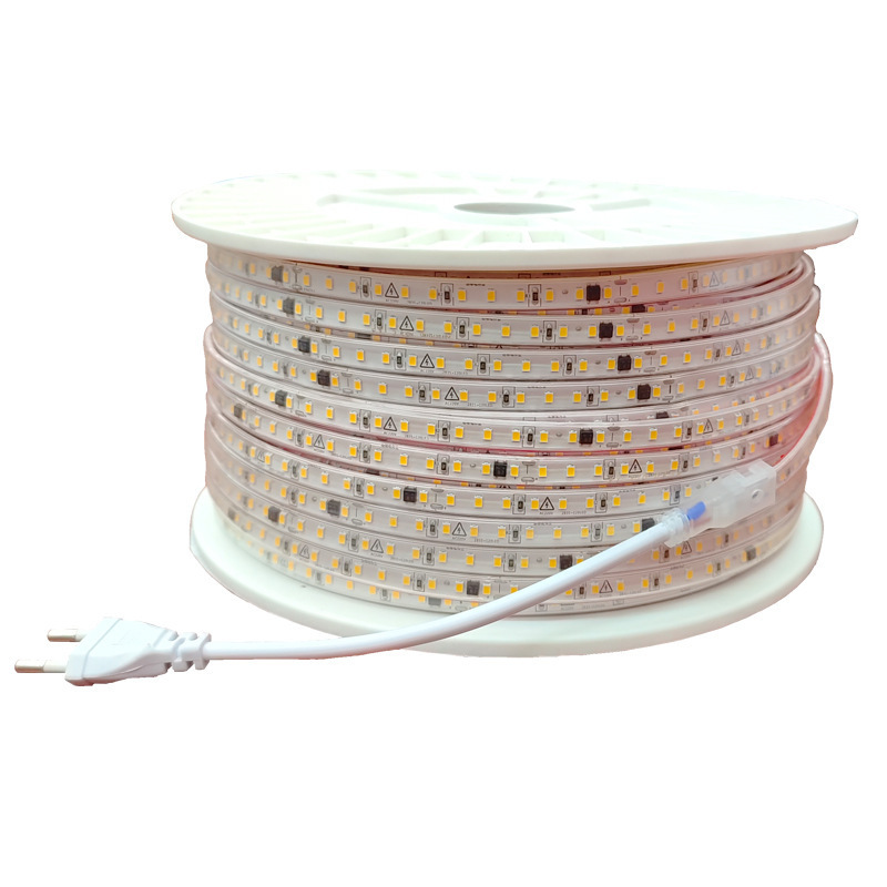 Cinturón de lámpara de alta presión LED atmósfera 220V2835 alta presión 120 lámpara autoadhesiva sin conducción de lámpara lineal correa de lámpara impermeable image 6