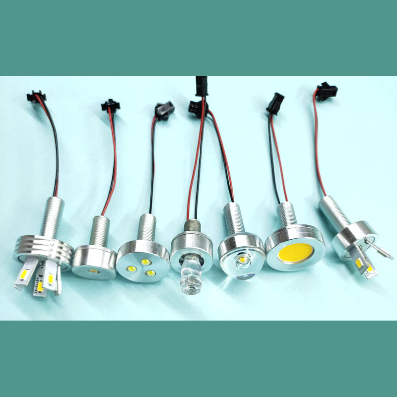 LED crystal aisle lamp light source accessories high power lamp bead light guide column lens bedroom lamp living room lamp wick