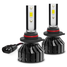 跨境专供Z5电动车LED汽车大灯H4双面csp灯珠改装车灯配件厂家直销