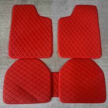 厂家通用款汽车脚垫适合亚马逊ebay外贸汽车地毯绗秀通用脚垫右舵