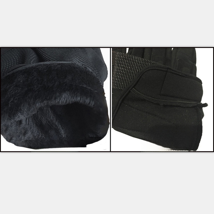 Tactical gloves Tactical half-finger full finger plus fleece gloves sports outdoor men's and women's cycling fitness gloves_maomaolike.com