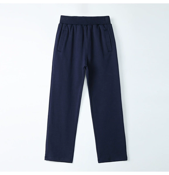 Dark Blue Spring and Autumn Pants [Loose Version]