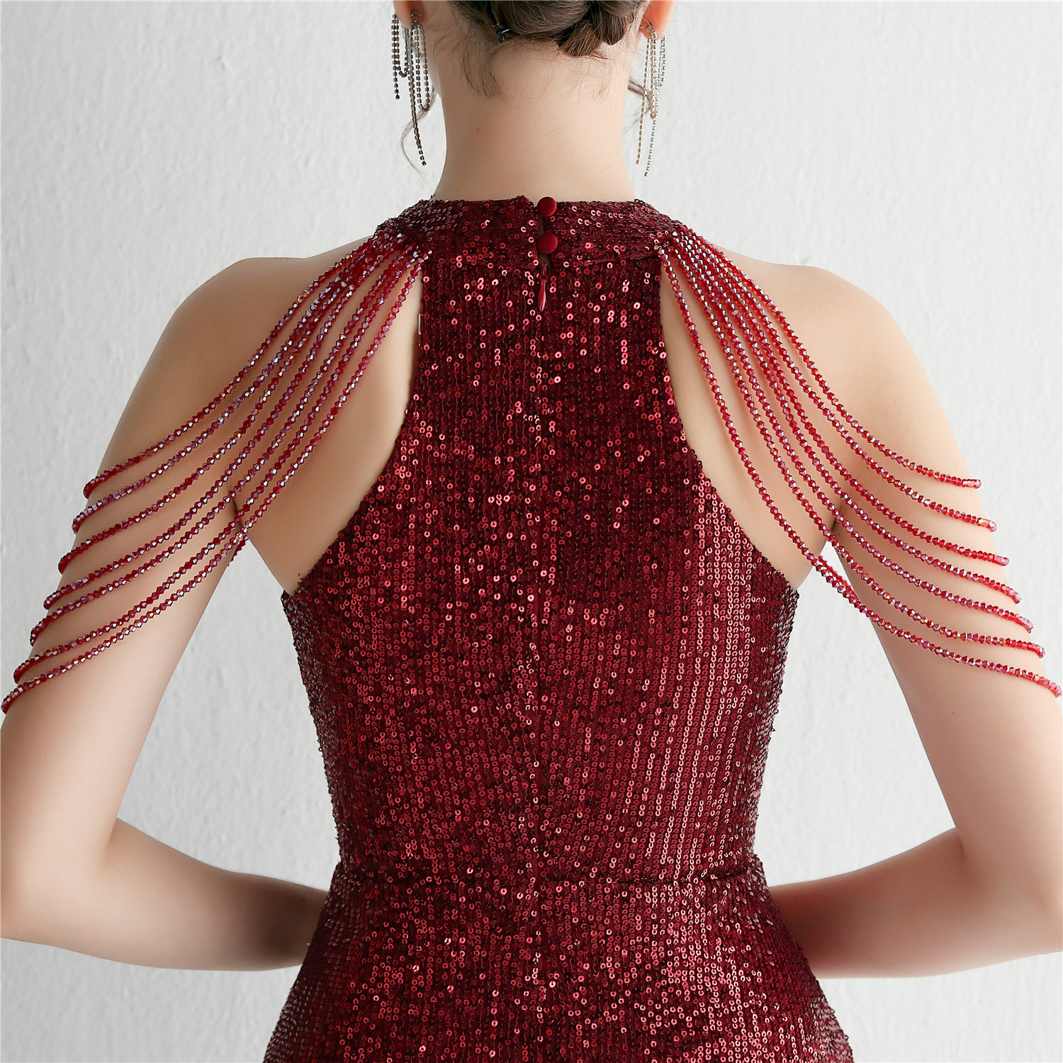 D9362 1630K VÁY ĐẦM LIỀN THÂN DỰ TIỆC NỮ YIEOUBA DÁNG ÔM BODY GỢI CẢM SEXY KIỂU ĐUÔI CÁ THỜI TRANG NỮ G05 SẢN PHẨM MỚI
