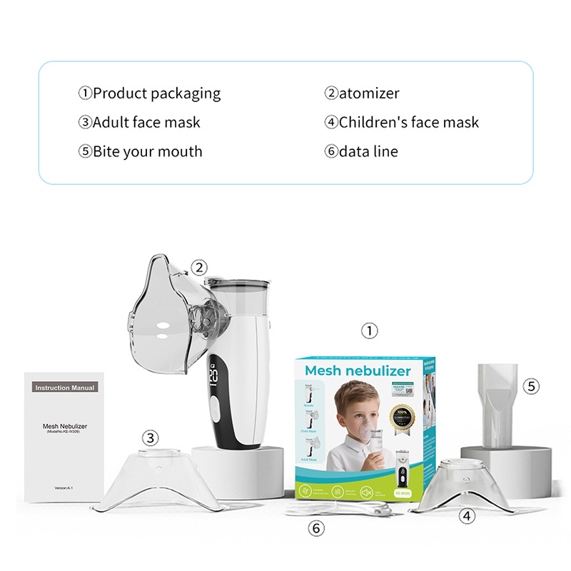 Atomizador portátil para el hogar y máquina todo en uno para hidratante de ojos, con botón silencioso, ligero, de malla fina y niebla fina, para niños, de fabricante transfronterizo.