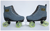 Leather flashing roller skates for adults