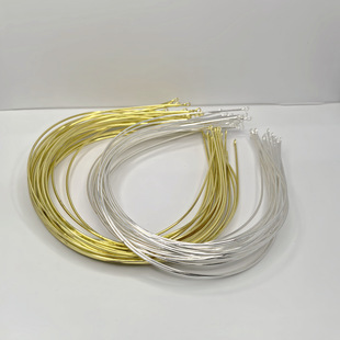 Wholesale color retaining hair band 1.5mm steel wire thin crown ring bride head ring accessories suitable for DIY hair accessories production