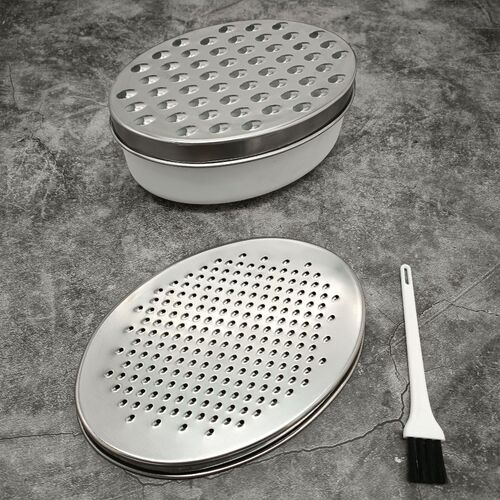 Double-sided grater oval cheese grater oval grater cheese grater vegetable cutter ginger grater