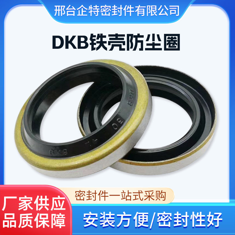 供应DKB GA型铁壳防尘油封 密封圈DKB铁壳防尘圈 氟橡胶 丁睛橡胶