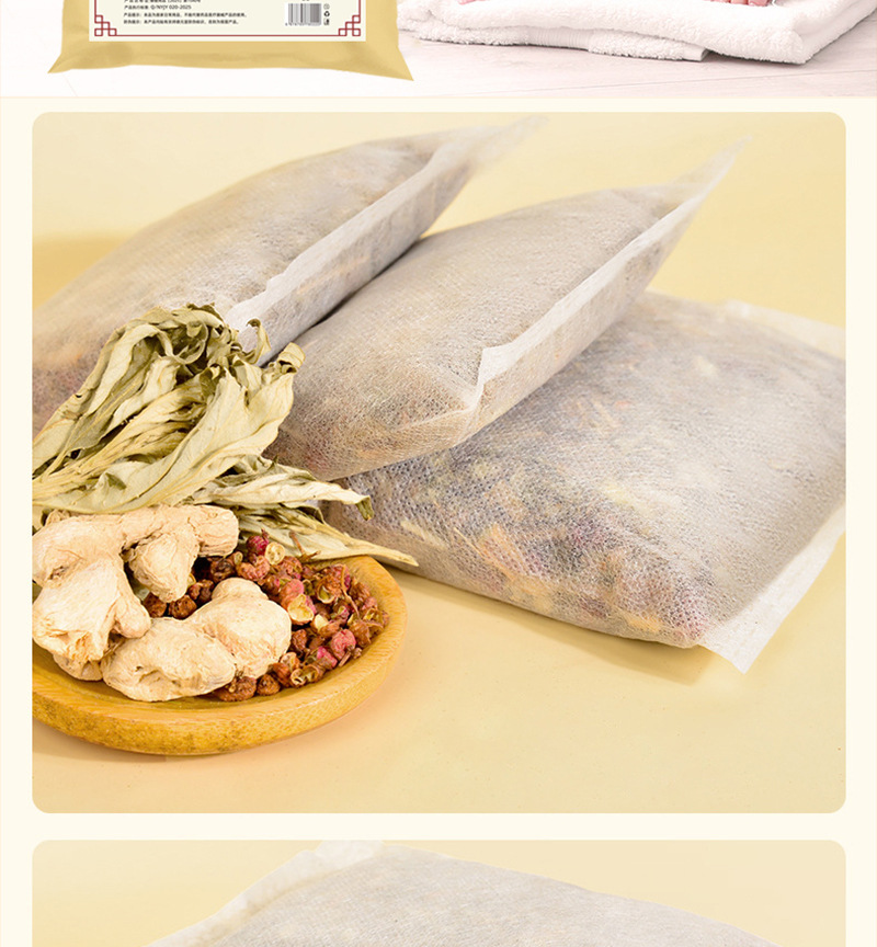 Ginger Mugwort Sichuan Pepper Foot Soak Pack 30g x 30 Bags 7 Herb Blend for Women specifications