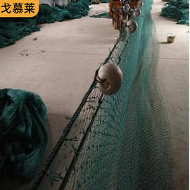 拉网渔网围网拖鱼网  不伤鱼白色尼龙鱼苗育苗养殖隔断网