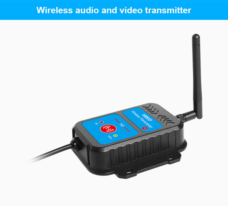 Transmitter Truck Monitoring 2.5g Wireless Video Transceiver Wired to Remote Mechanical Wholesale Vehicle-Mounted