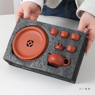 Children's Small Teapot Tea Set New Tea Boat Decoration Tea Pet Ornaments Pocket Personalized Tea Making Can Produce Tea