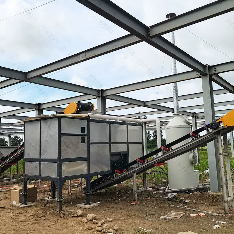 Нержавеющая сталь Органические удобрения Горизонтальный ферментер