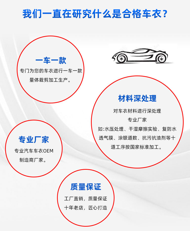 Car clothing sunshade 210T single-layer silver-coated polyester taffeta dustproof sunscreen car cover rainproof car cover wholesale