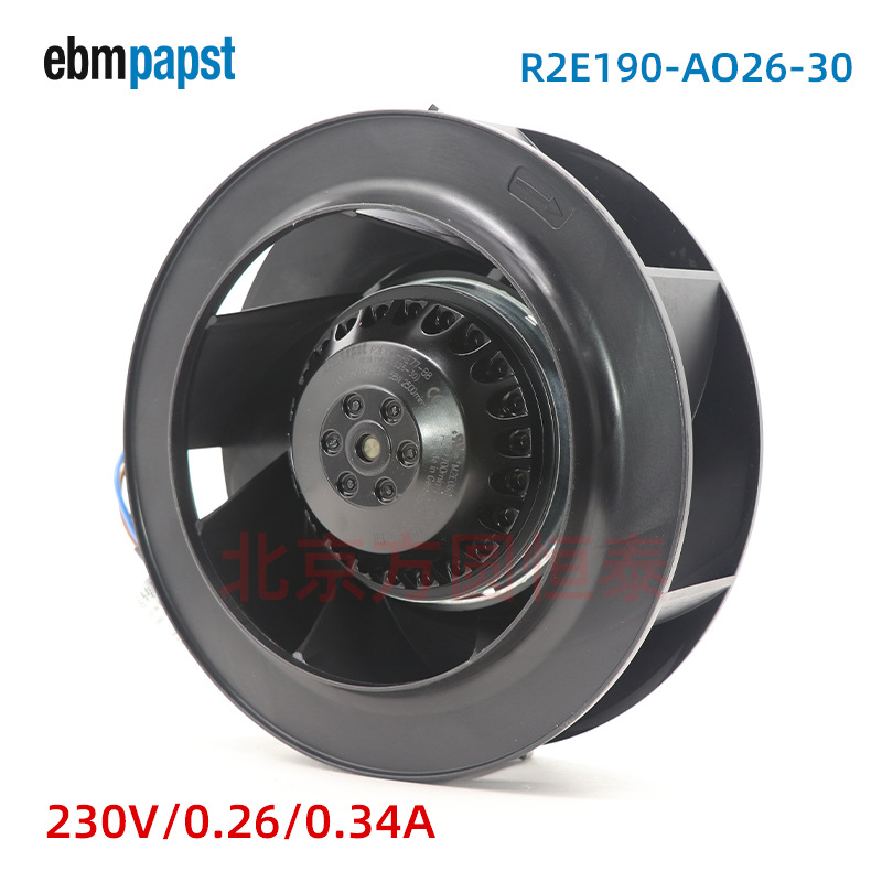 ebmpapst散热风扇 R2E190-AO26-30 230V AC风机 190mm