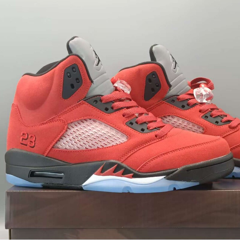 Putian Pure Original Aj5 High-Top Air Cushion Basketball Shoes Rukawa Kaede Joe 5 Outdoor Retro Versatile Unisex Sports Trendy Shoes