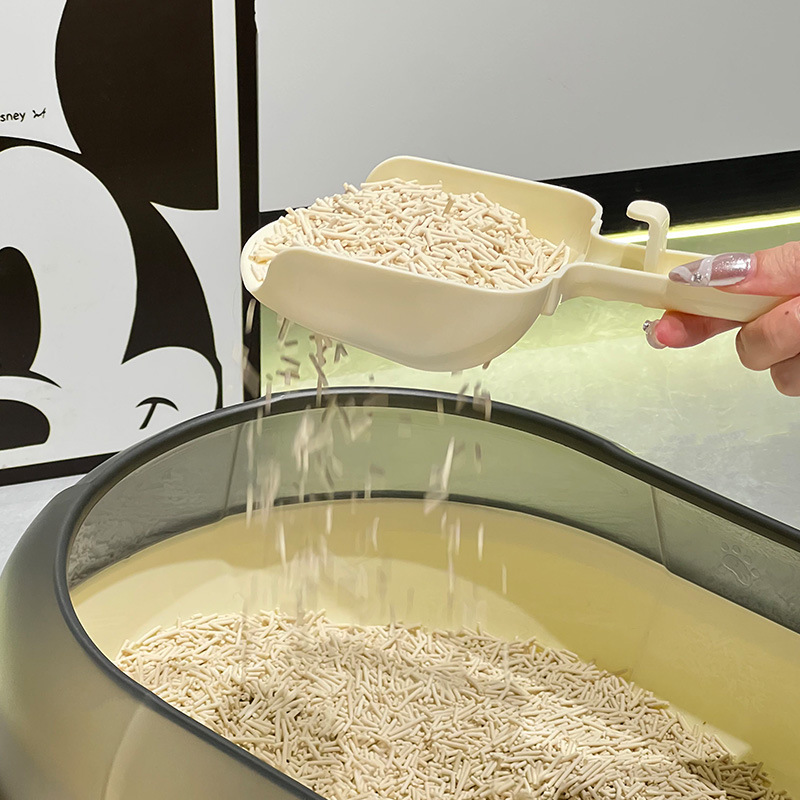 Gran pala de arena de gato gruesa gran rejilla de arena de gato, arena de gato, arena de gato, artefacto mágico de arena de gato, limpiador de inodoro de gato