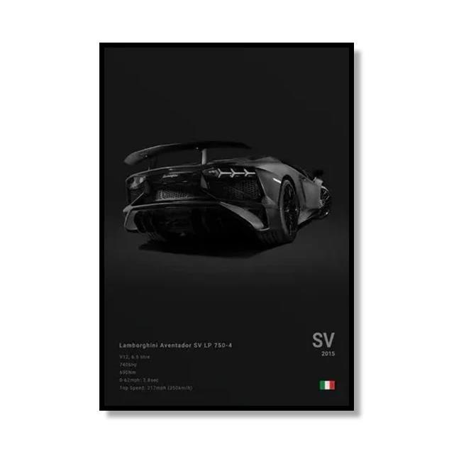 レーシングスポーツカーのキャンバス絵画装飾絵画ポスター絵画コア AliExpress temu Amazon 卸売販売|undefined