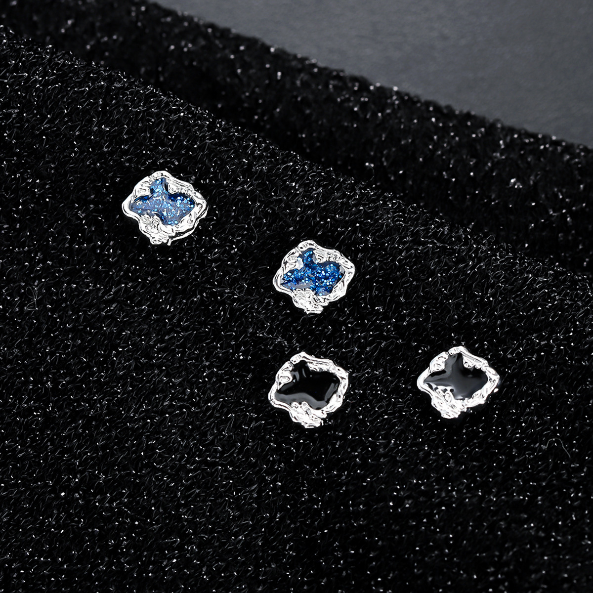 Minimalist Stainless Steel Stud Earrings For Men Punk Style_voghion.com