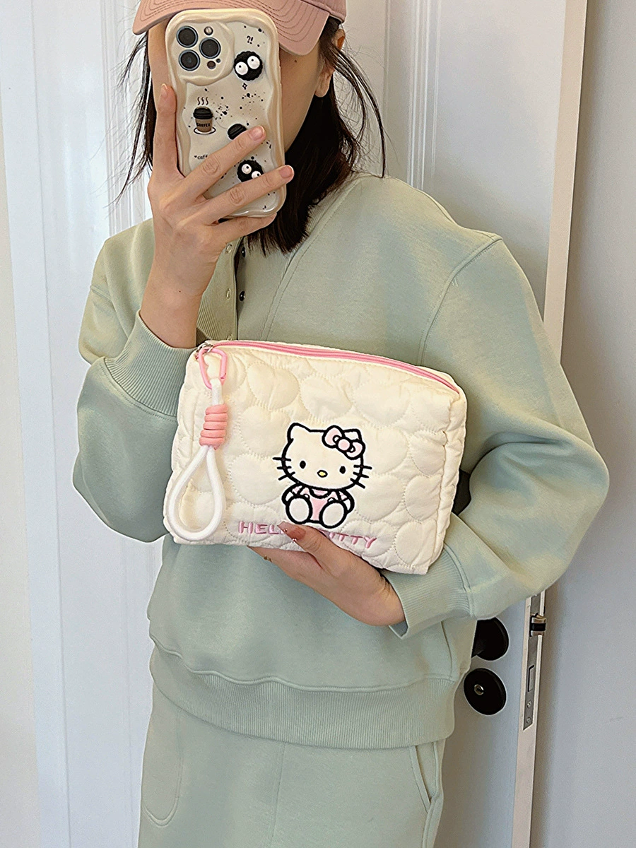 Косметичка-органайзер (Hello Kitty), large-capacity стёжийная косметичка, 3 цвета