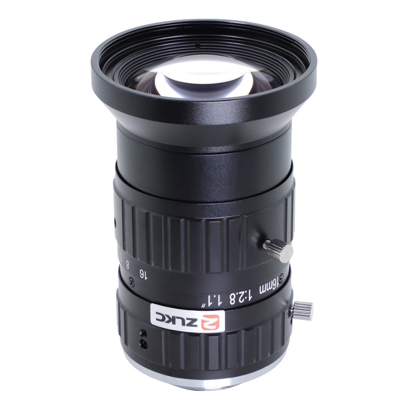 ZLKC�����ƴ�16mm��ҵ��ͷHK1628MP2�߷ֱ���1.1"C�ӿڵͻ��侵ͷ