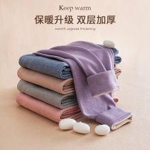 儿童保暖裤加厚男女童校园神器内穿打底裤中大童双面磨绒秋裤
