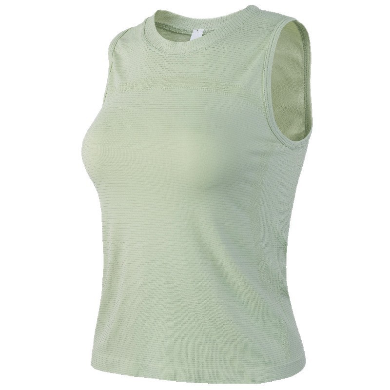女性用夏の薄くて涼しいヨガ服、ゆったりとしたノースリーブメッシュ通気性ランニングブラウス、速乾性フィットネス服、スポーツTシャツ|undefined
