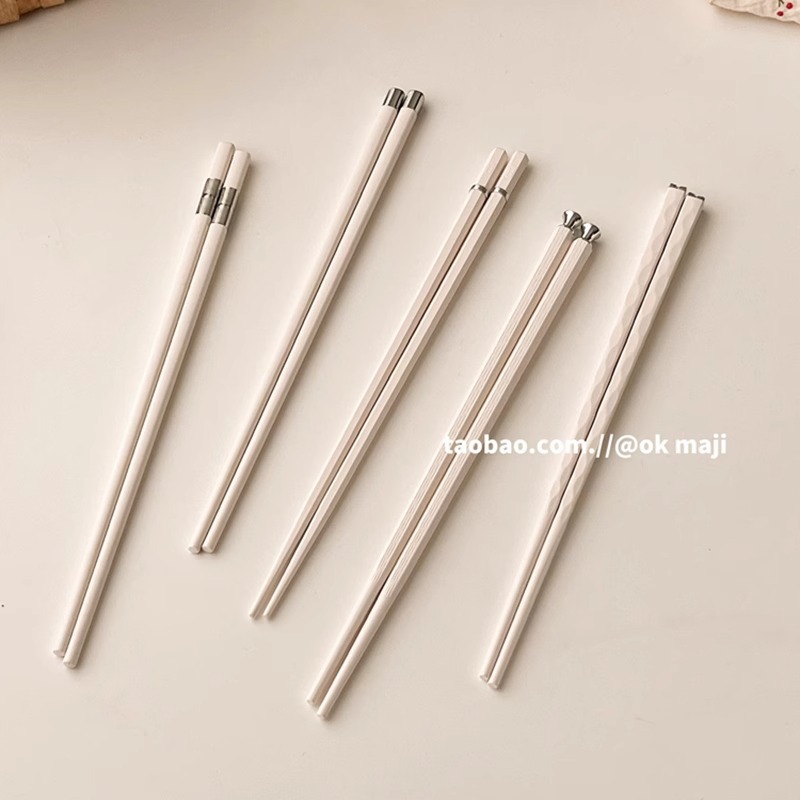 OK maji 높은 외관 값에 가정용 젓가락 고급 느낌 한 사람 젓가락 개인 특수 식기 고온 내성 젓가락