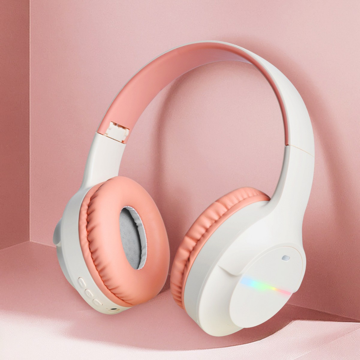 Cross-border New M9 LED Luminous Headset Bluetooth Headset DJ Wireless Music Headset Universal for Mobile Games