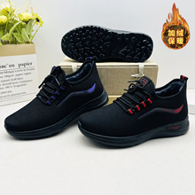 2025冬季新款女棉鞋加绒保暖休闲老北京布鞋超轻耐磨妈妈鞋