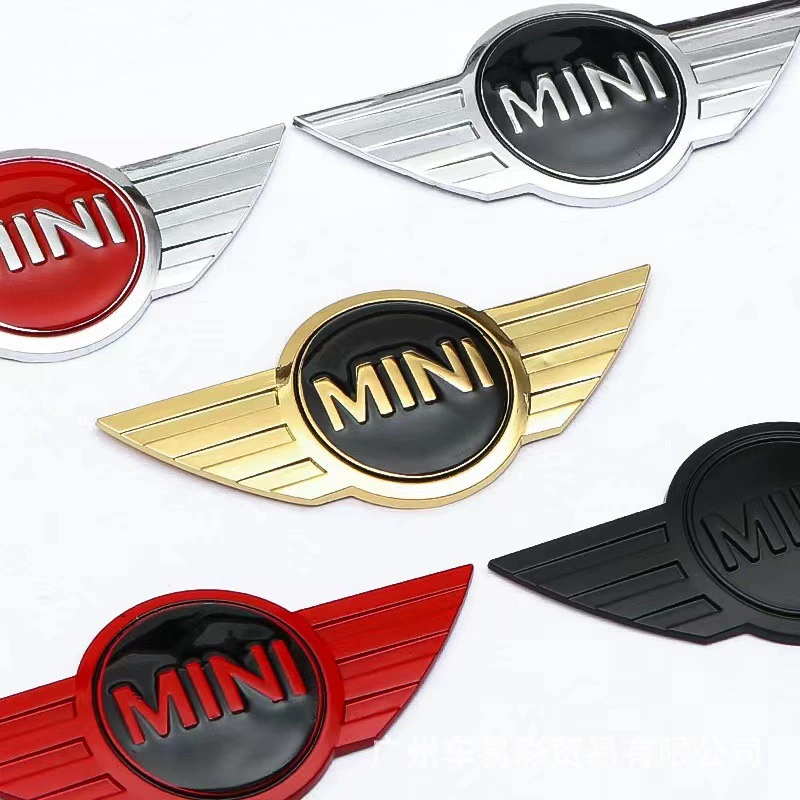 Подходит для мини-автомобиля BMW, логотип MINI COOPERS, металлический передний и задний логотип, модифицированный оригинальный автомобильный стерео, наклейка на багажник автомобиля