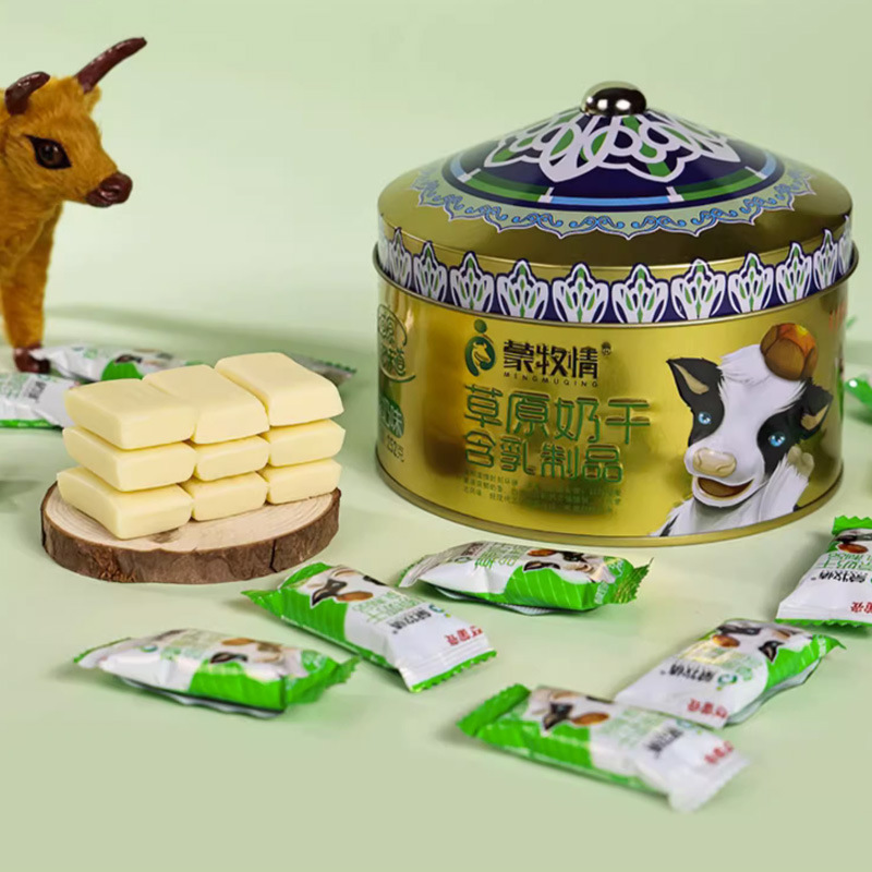 蒙亮蒙古包草原奶干 内蒙古特产奶酪252g蒙牧情 奶豆腐奶块奶制品