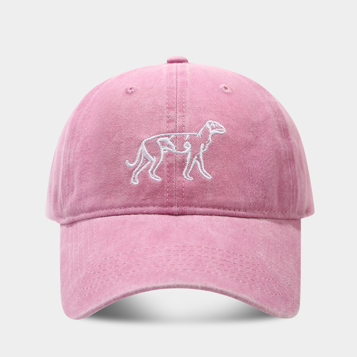 Gorra de visera para mujer primavera y verano deportes al aire libre ocio sombrero para el sol de techo suave pareja gorra de béisbol retro bordada para perros